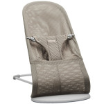 BabyBjorn Fabric Seat for Bouncer Bliss - Grey Beige, Mesh